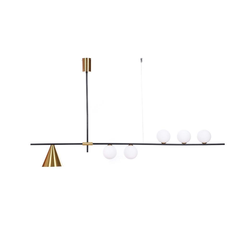 Изображение Подвесной светильник Lumina Deco Renzo LDP 6043-6 BK+MD