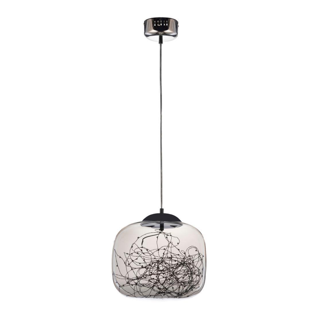 Изображение Подвесной светодиодный светильник Lumina Deco Daisy LDP 6823-300 CHR+GY