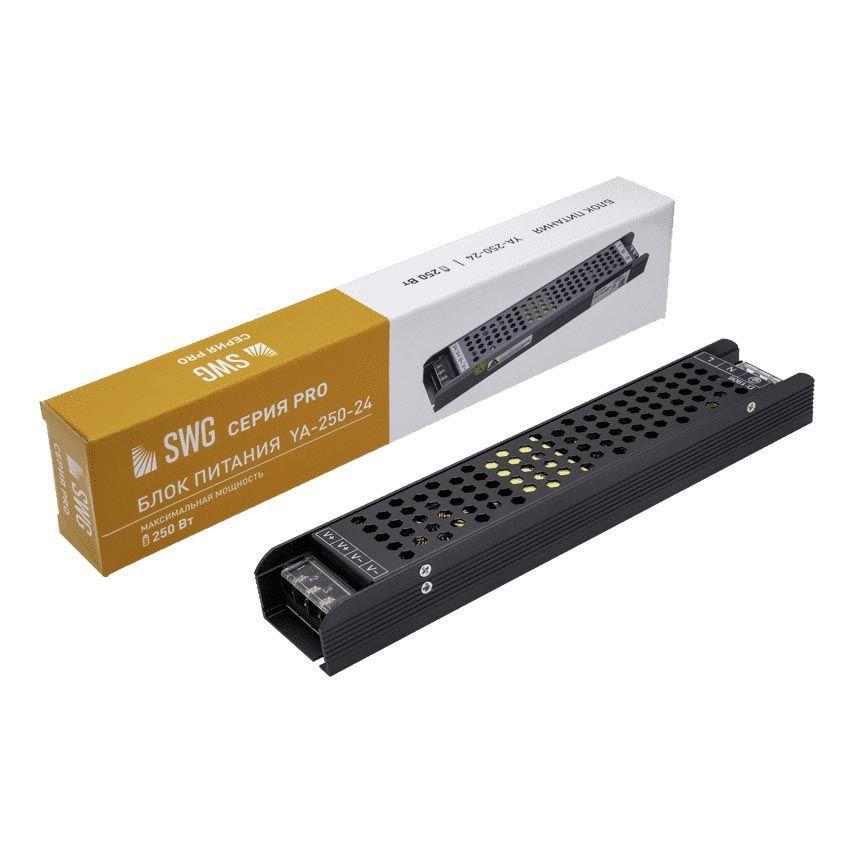 Изображение Блок питания SWG 24V 250W IP20 10,4A YA-250-24 003159