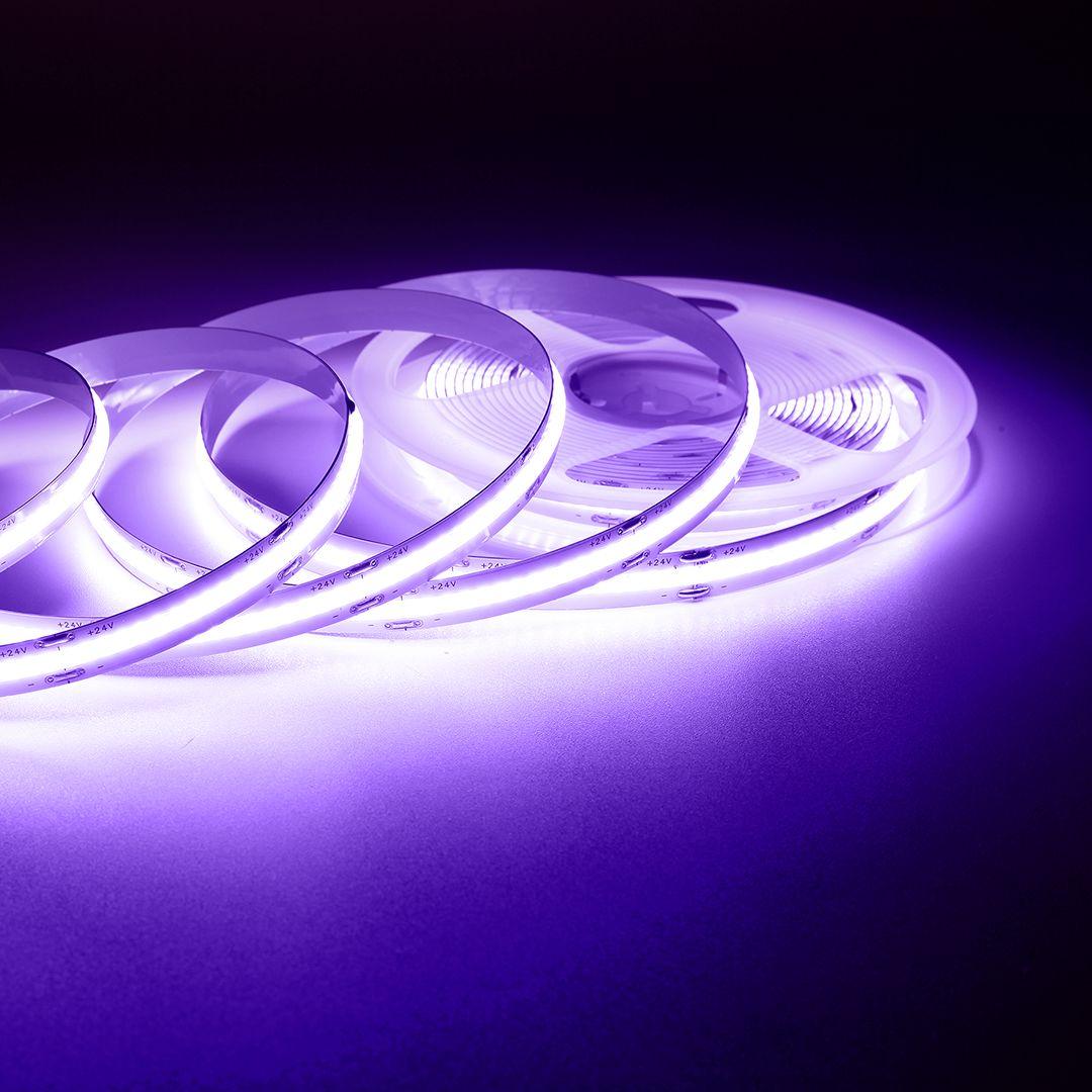 Изображение Светодиодная лента Apeyron 14W/m 512LED/m COB фиолетовый 3M 211ОО