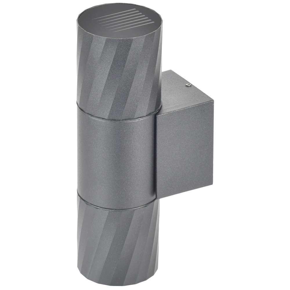 Изображение LIGHTING Светильник уличный 5221 настенный под лампу 2хGU10 IP65 серый IEK LT-UBU0-5221-GU10-2-K03