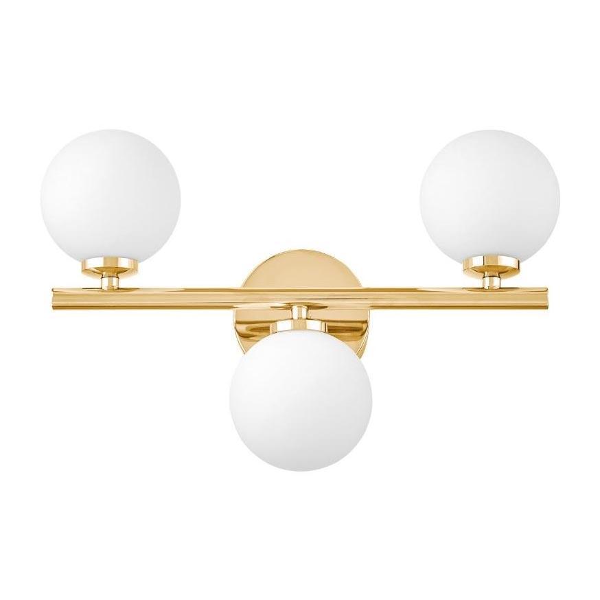 Изображение Настенный светильник Lumina Deco Marsiada LDW 6033-3 F.GD