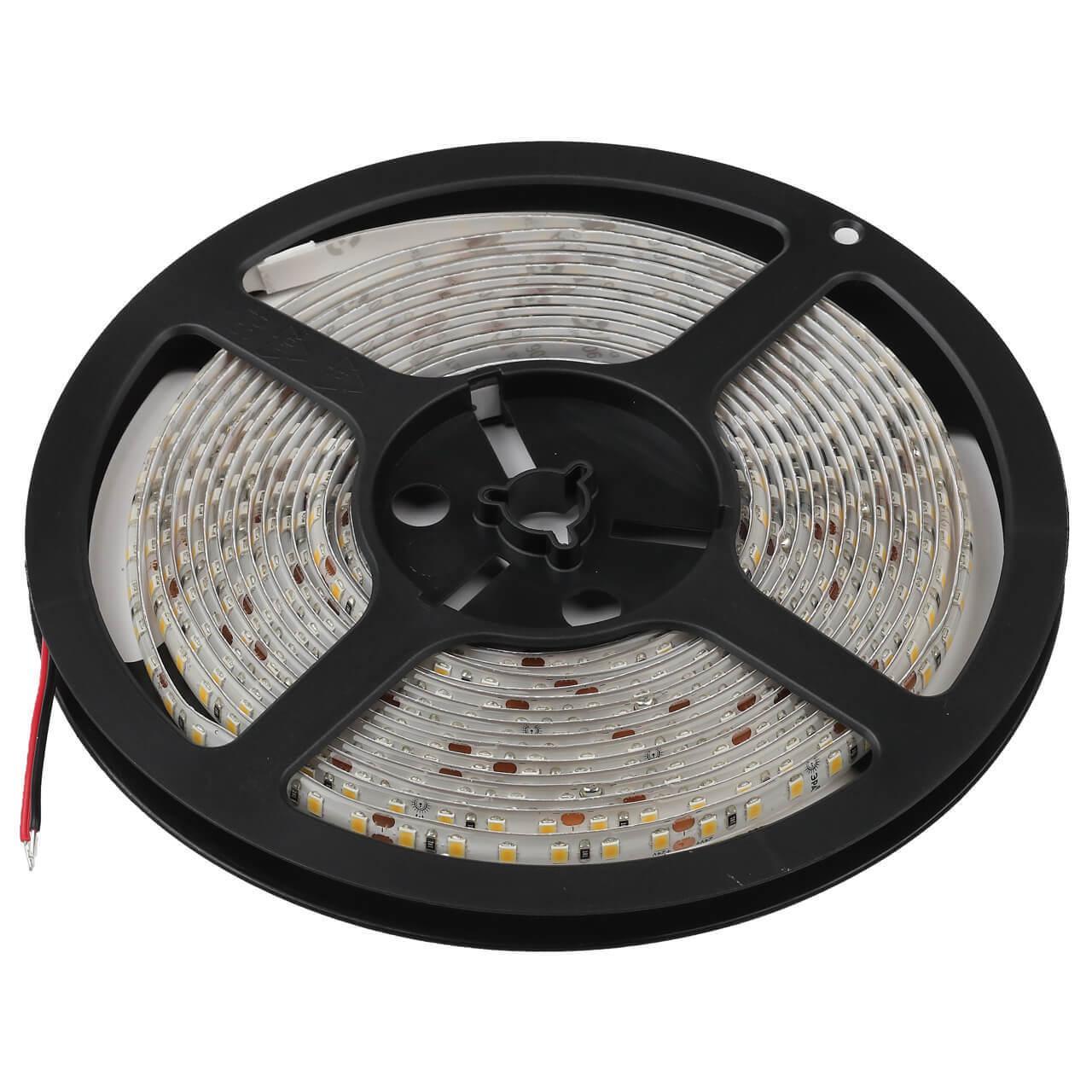 Изображение Светодиодная влагозащищенная лента ЭРА 14,4W/m 120LED/m 2835SMD белый 5M LS2835-14,4-120-24-65-4000К-5m Б0043101