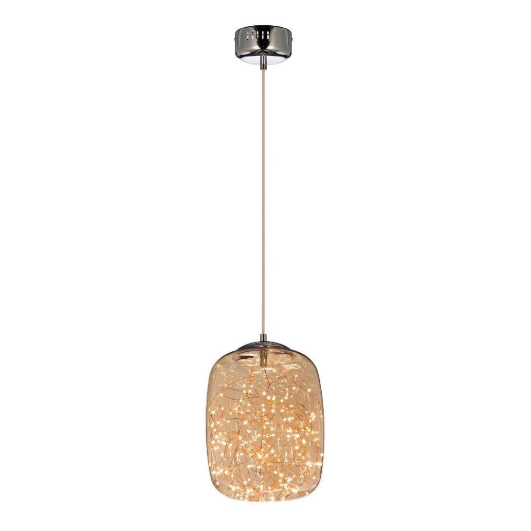 Изображение Подвесной светодиодный светильник Lumina Deco Daisy LDP 6824-220 CHR+AMB