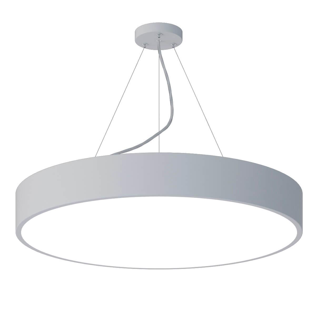 Изображение Подвесной светодиодный cветильник Geometria ЭРА Ring SPO-131-W-40K-045 45Вт 4000К белый Б0050558