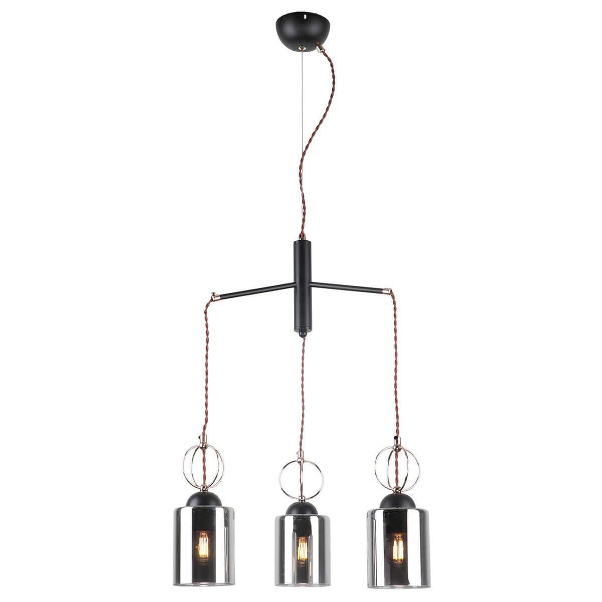 Изображение Подвесной светильник IMEX MD.0103-3-S BK+FGD