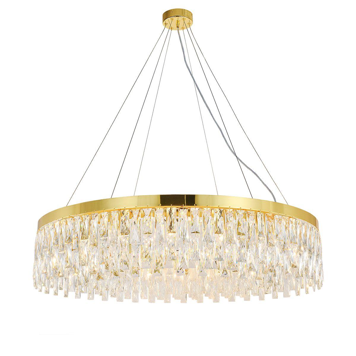 Изображение Подвесная люстра Indigo Anna V12029/18P Gold V000496