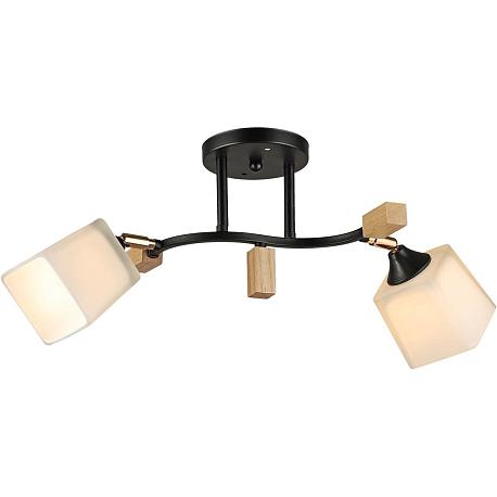 Изображение Потолочный светильник Reluce 04866-0.3-02 BK+WOOD