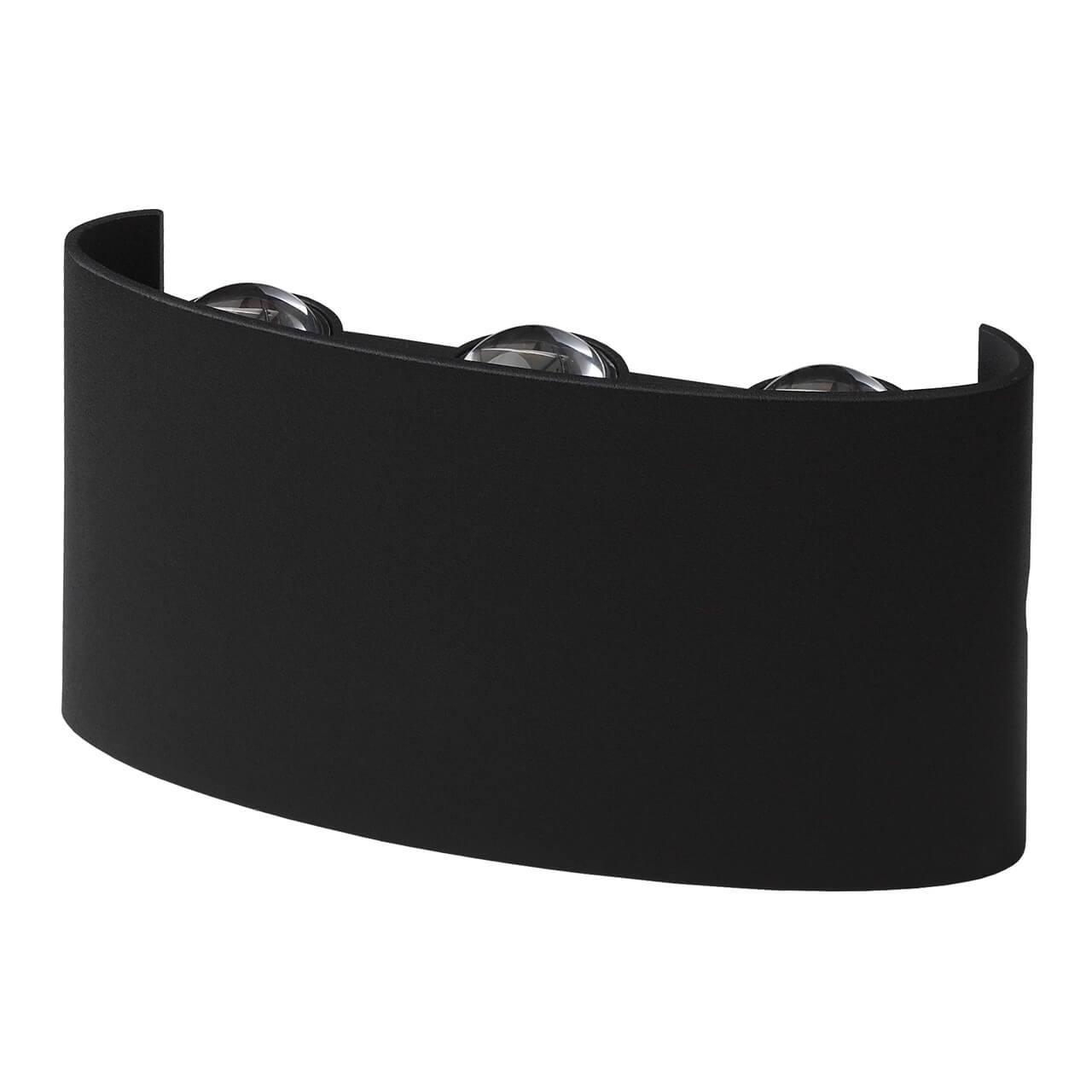 Изображение Уличный настенный светильник ЭРА Design WL12 BK Б0034611