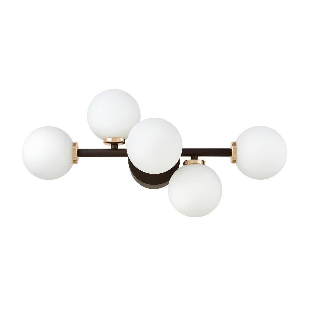 Изображение Настенный светильник Lumina Deco Marsiada LDW 6033-5 BK+F.GD