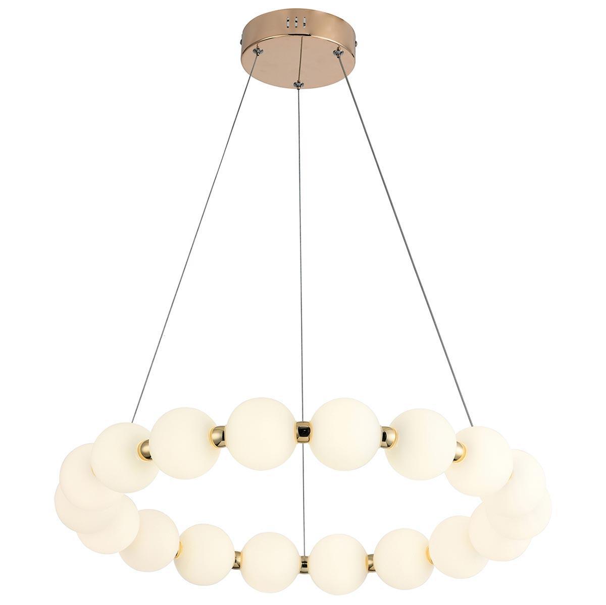 Изображение Подвесной светодиодный светильник Escada 10208/SG LED Gold