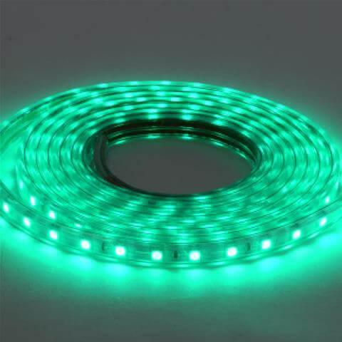 Изображение Светодиодная влагозащищенная лента Horoz 6W/m 60LED/m 5050SMD зеленый 50M 081-004-0001 (HL543L)