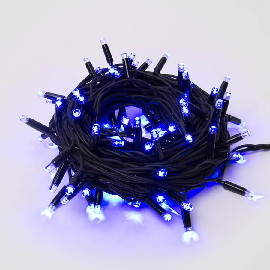 Изображение Уличная светодиодная гирлянда Uniel 220V синий ULD-S1000-120/DBA Blue IP67 UL-00005262