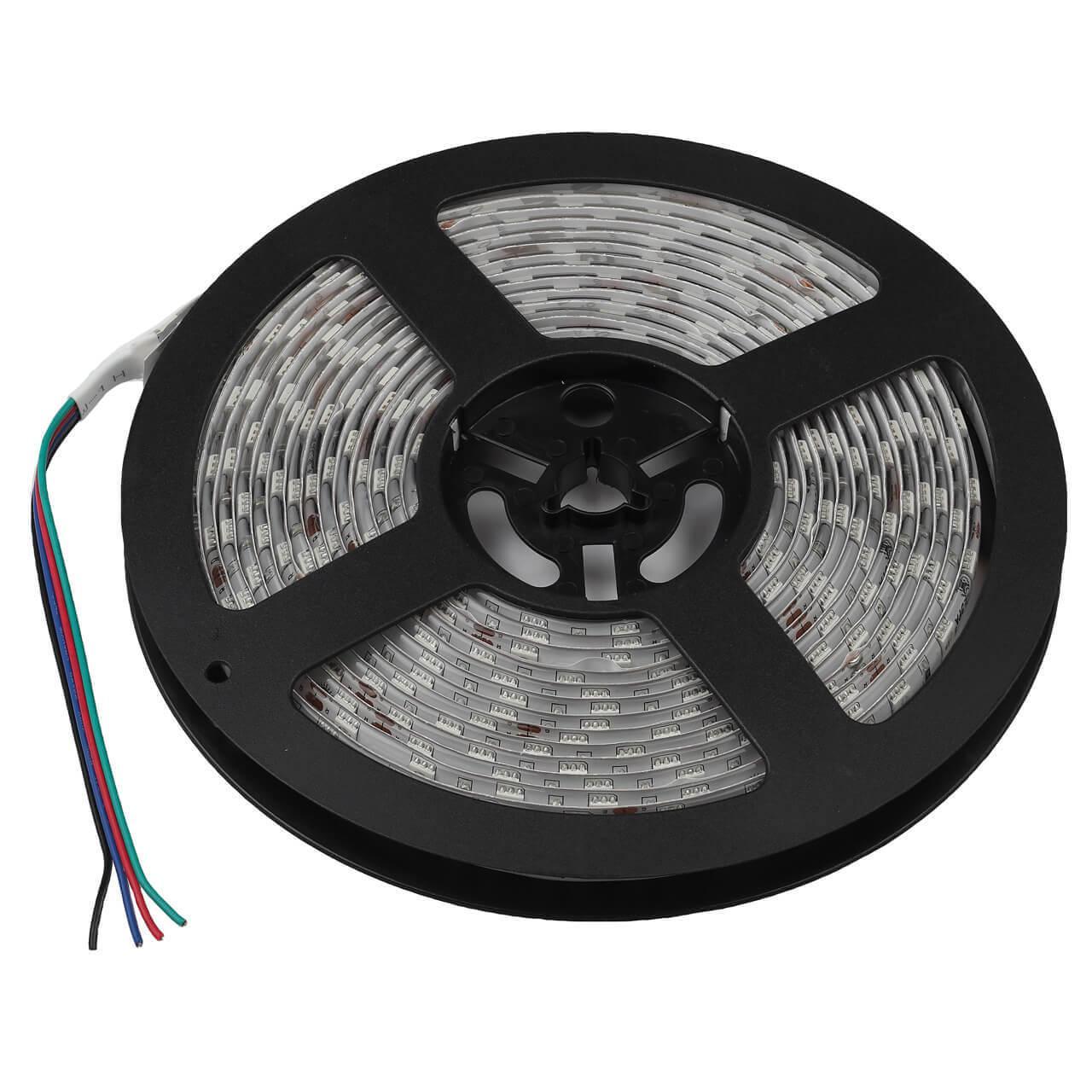 Изображение Светодиодная влагозащищенная лента ЭРА 14,4W/m 60LED/m 5050SMD RGB 5M LS5050-14,4-60-24-65-RGB-5m Б0043115