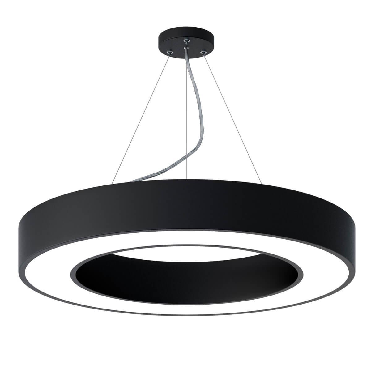 Изображение Подвесной светодиодный cветильник Geometria ЭРА Ring SPO-133-B-40K-045 45Вт 4000К черный Б0050563