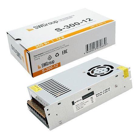Изображение Блок питания SWG 12V 300W IP20 25A S-300-12 000117