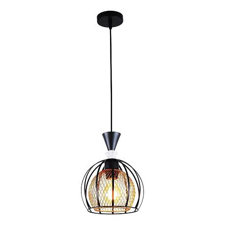 Изображение Подвесной светильник Reluce 03061-0.9-01 BK+GOLD