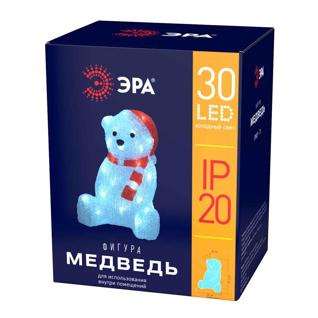 Изображение Светодиодная фигура ЭРА медведь ENIOF - 13 Б0047975