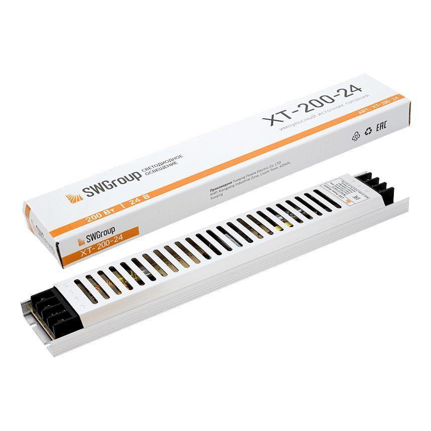 Изображение Блок питания SWG 24V 200W IP20 8,3A XT-200-24 003067