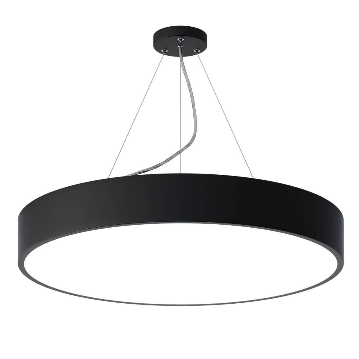 Изображение Подвесной светодиодный cветильник Geometria ЭРА Ring SPO-131-B-40K-045 45Вт 4000К черный Б0050559