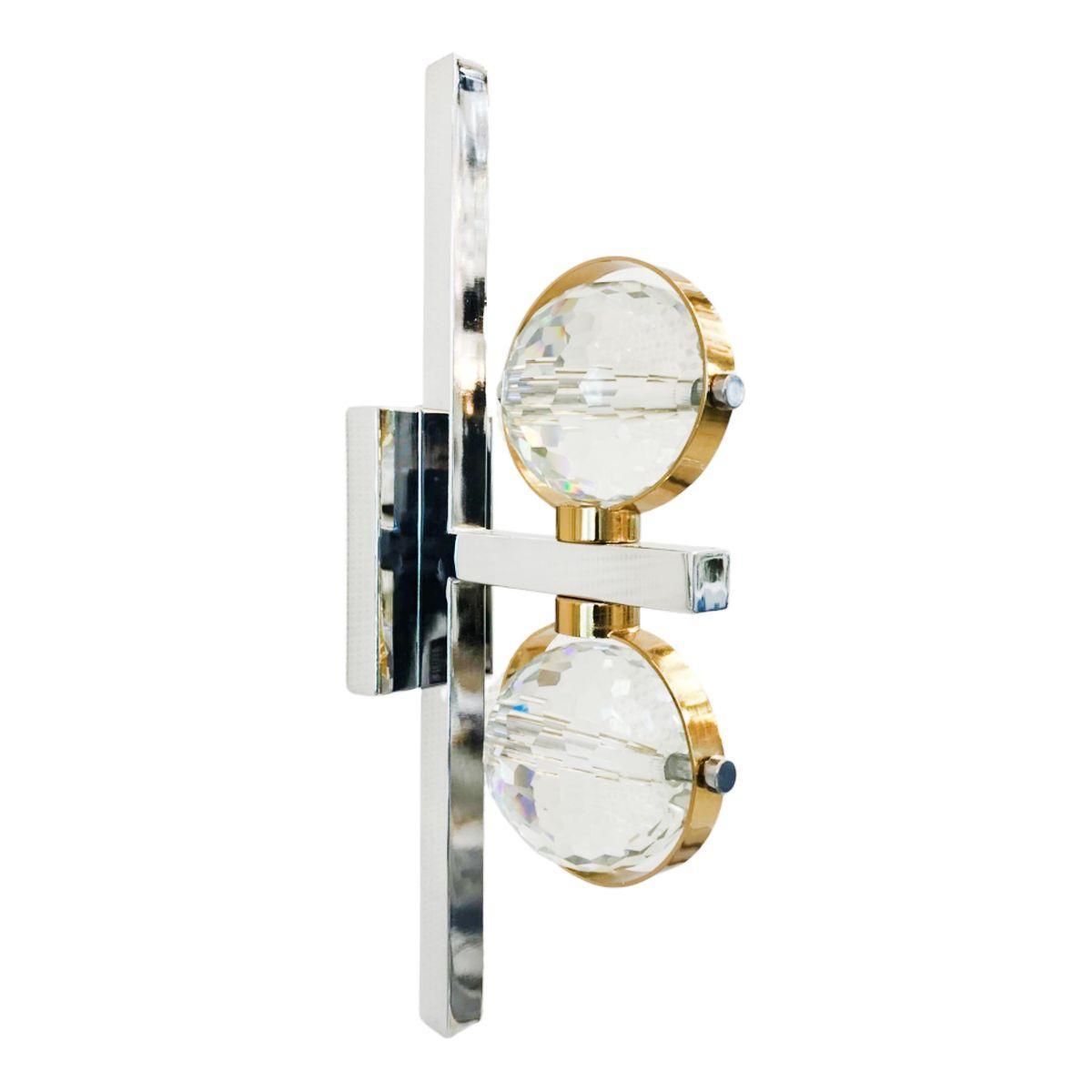 Изображение Настенный светильник Lumina Deco Kompass LDW 6064-2 CHR