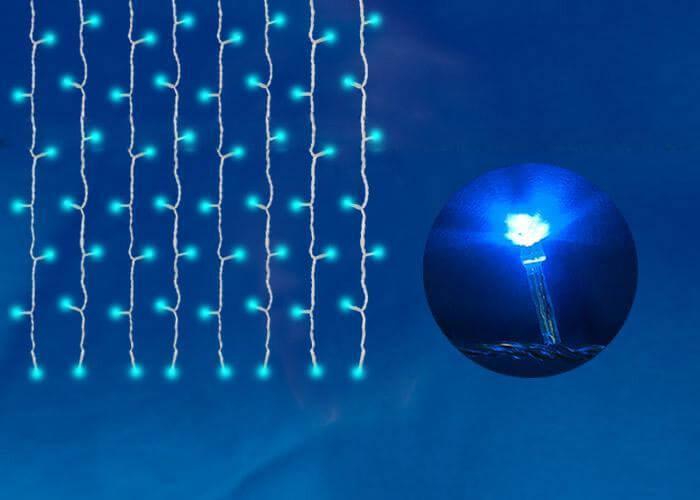 Изображение Светодиодная гирлянда Uniel занавес 220V синий ULD-C2030-240/DTA BLUE IP20 07942