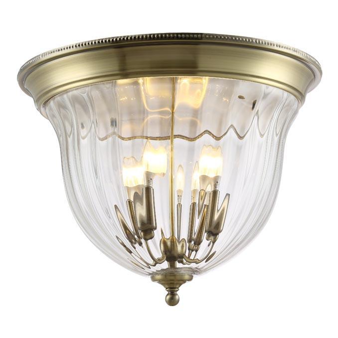 Изображение Потолочный светильник Crystal Lux Jugo PL4 Bronze/Transparente