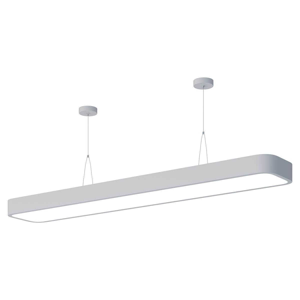 Изображение Подвесной светодиодный cветильник Geometria ЭРА Block SPO-112-W-40K-040 40Вт 4000К белый Б0050540