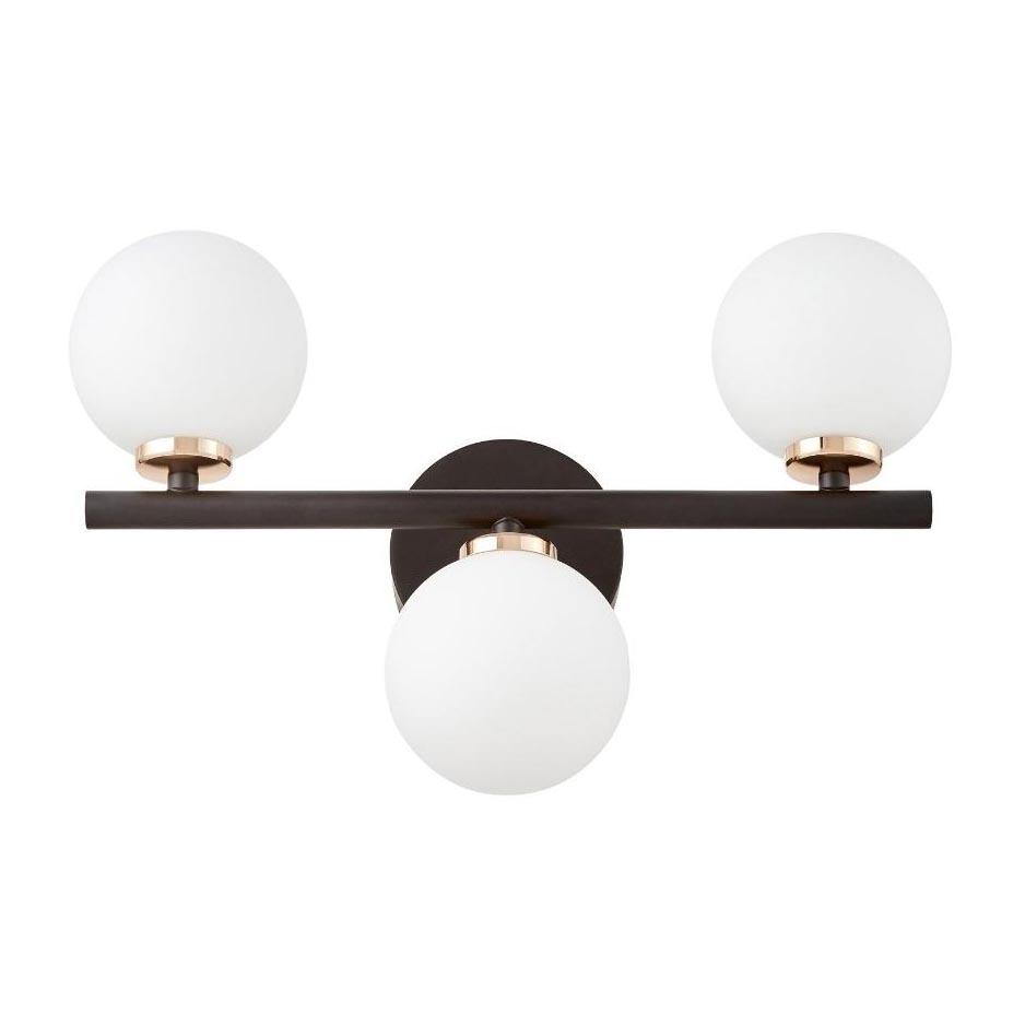 Изображение Настенный светильник Lumina Deco Marsiada LDW 6033-3 BK+F.GD