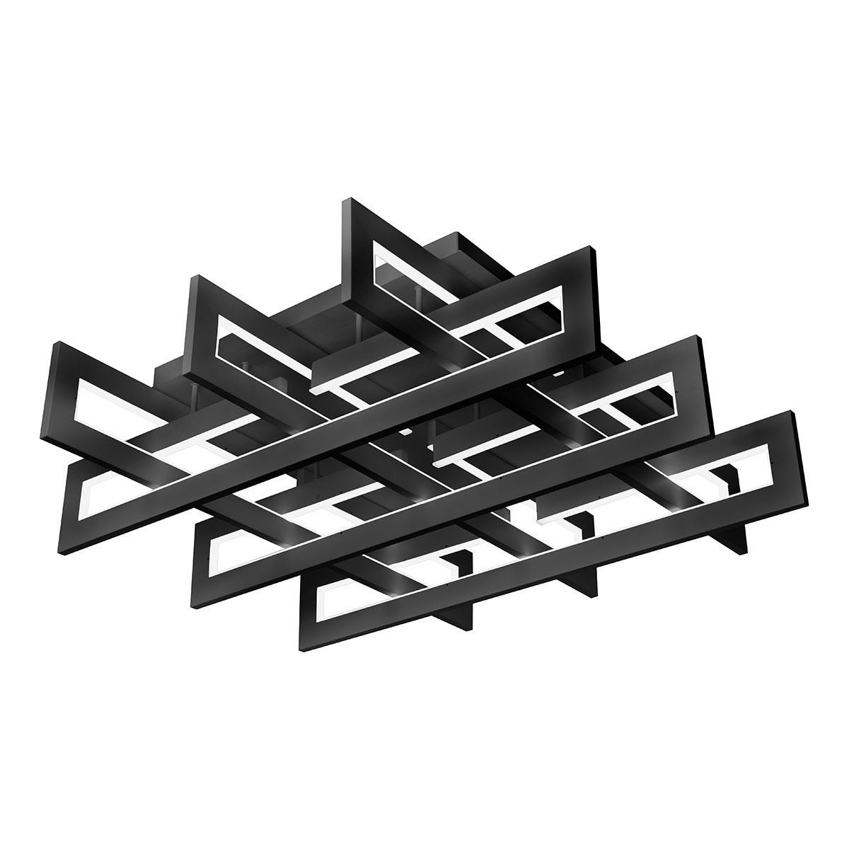 Изображение Потолочный светодиодный светильник iLedex Stalker 9082-800*800-X 192W BK