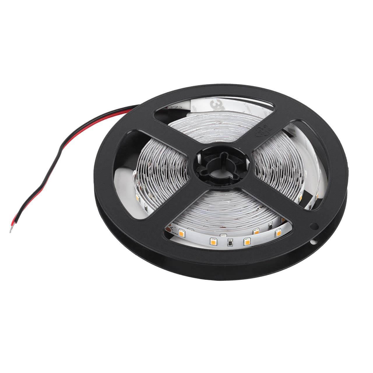 Изображение Светодиодная лента ЭРА 4,8W/m 60LED/m 2835SMD теплый белый 5M LS2835-4,8-60-24-33-3000К-5m Б0043109