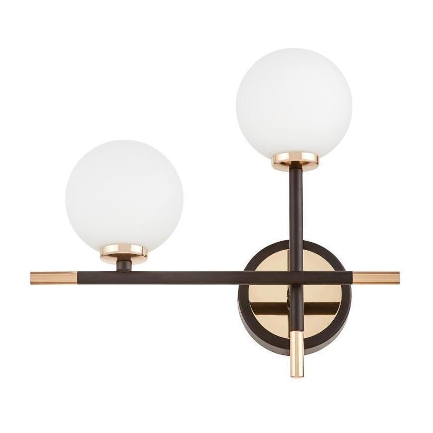 Изображение Настенный светильник Lumina Deco Marsiada LDW 6033N-2 BK+GD