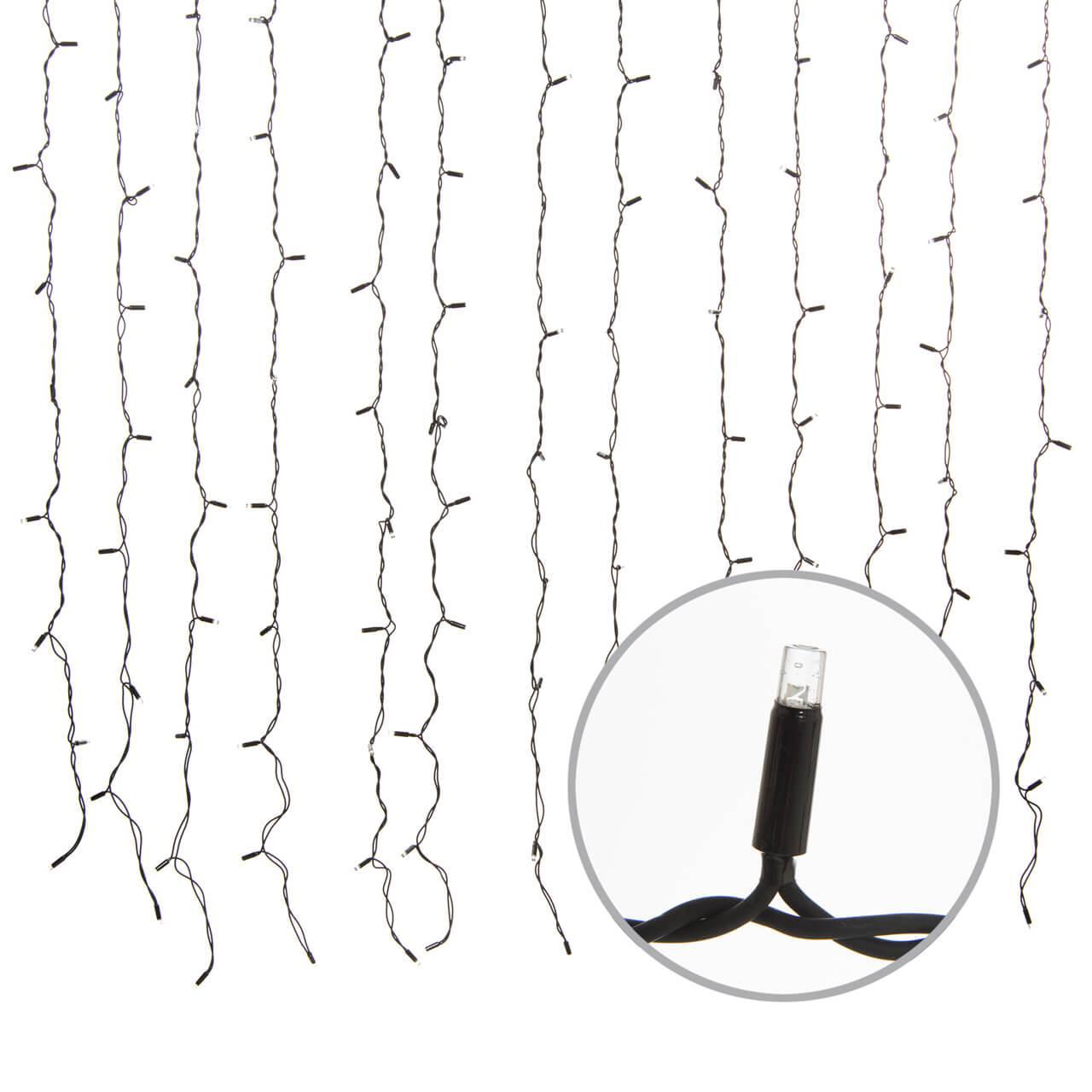 Изображение Уличная светодиодная гирлянда Uniel занавес 220V синий ULD-C2030-240/TBK Blue IP67 UL-00003936