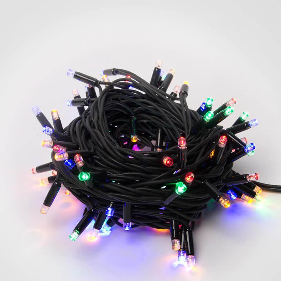 Изображение Уличная светодиодная гирлянда Uniel 220V разноцветный ULD-S1000-120/TBK Multi IP67 UL-00003943