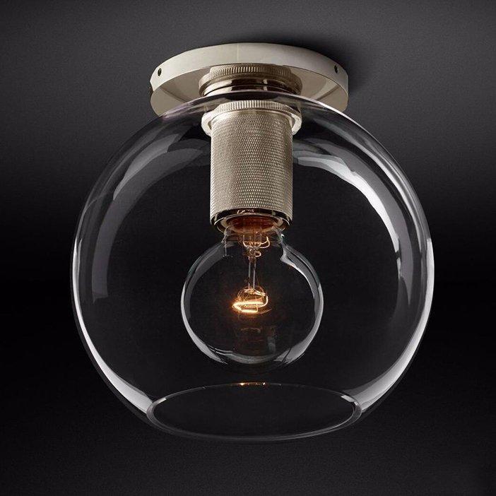 Изображение Потолочный светильник Imperium Loft RH Utilitaire Globe Shade Flushmount 123674-22