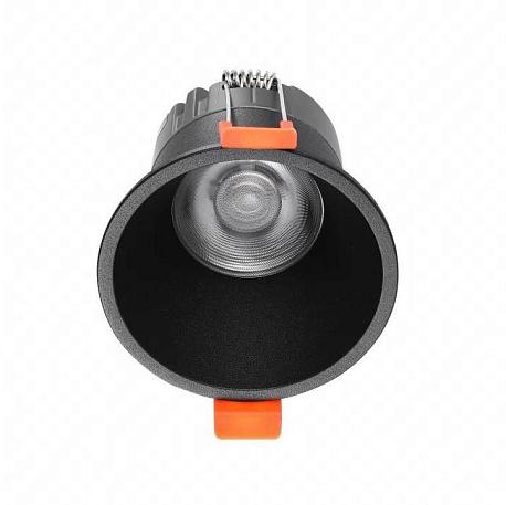 Изображение Встраиваемый светодиодный светильник iLedex Mars 207-7W-D75-3000K-24DG-BK