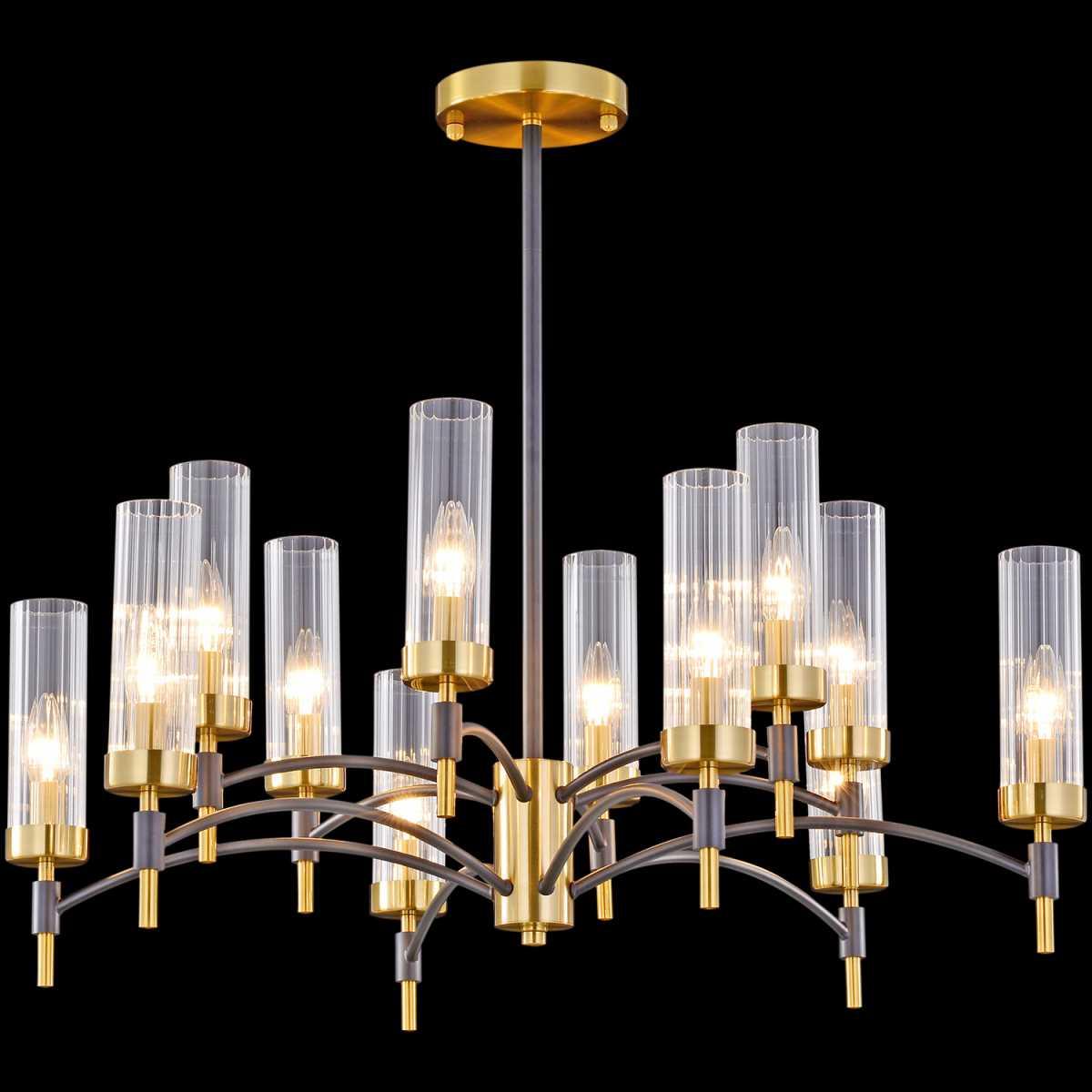 Изображение Потолочный светильник ILLUMICO IL5177-6+6PLS-29 BRASS TUBO