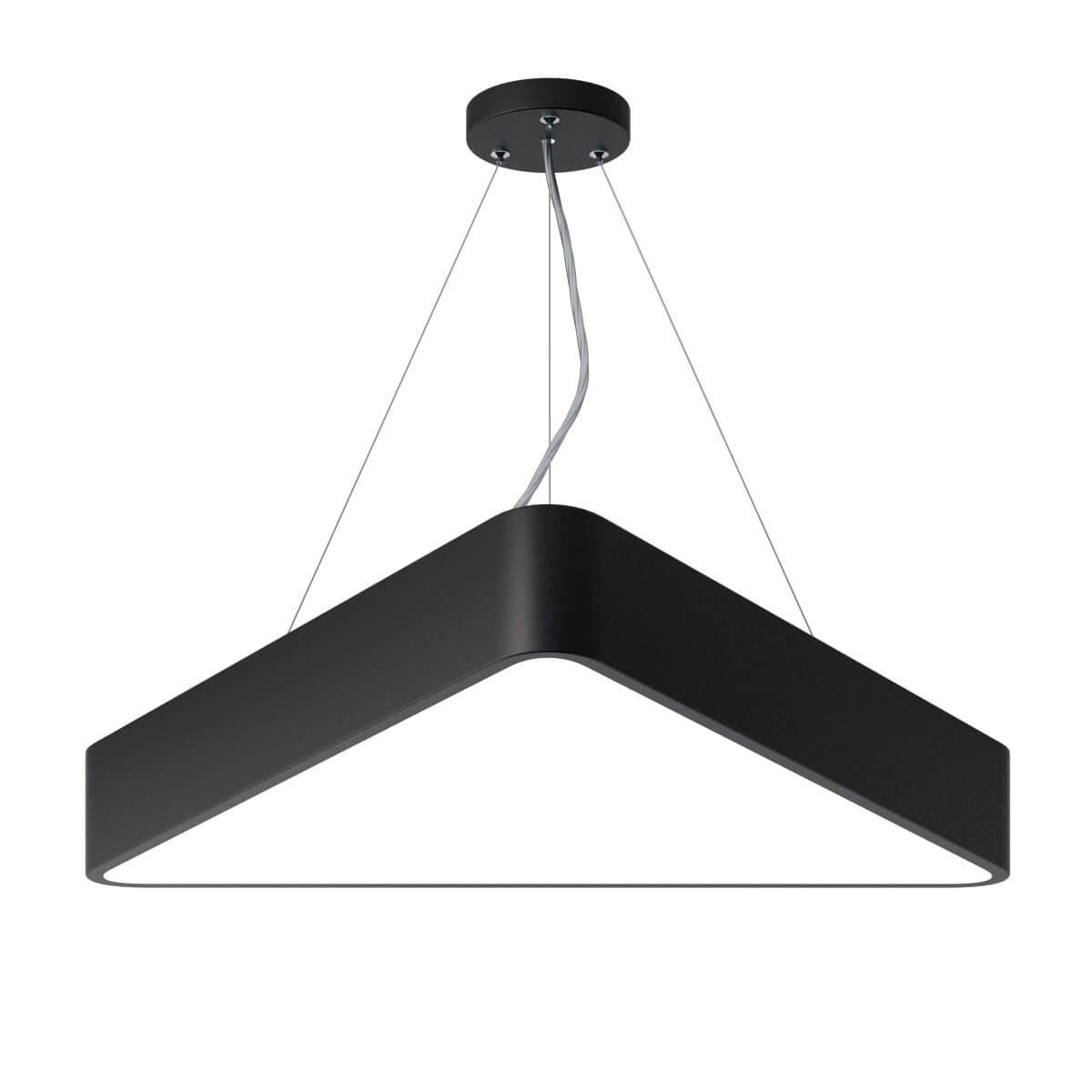 Изображение Подвесной светодиодный cветильник Geometria ЭРА Delta SPO-151-B-40K-030 30Вт 4000К черный Б0050575