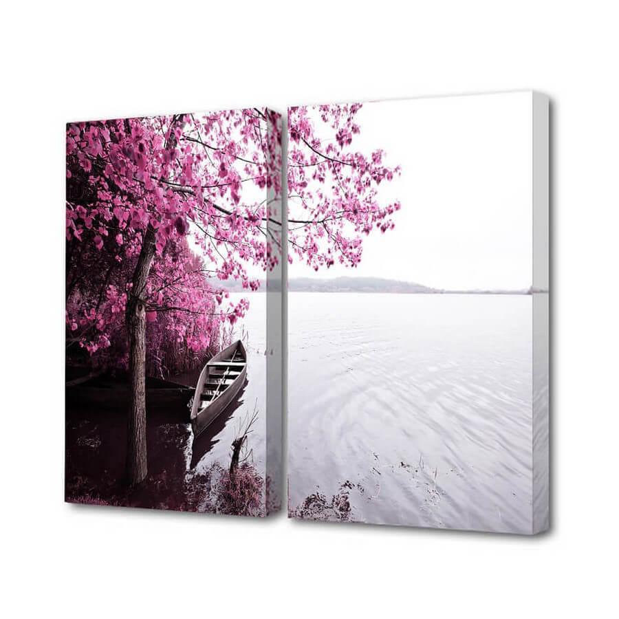 Изображение Модульная картина Спокойная гладь воды Toplight 100х70см TL-M2053