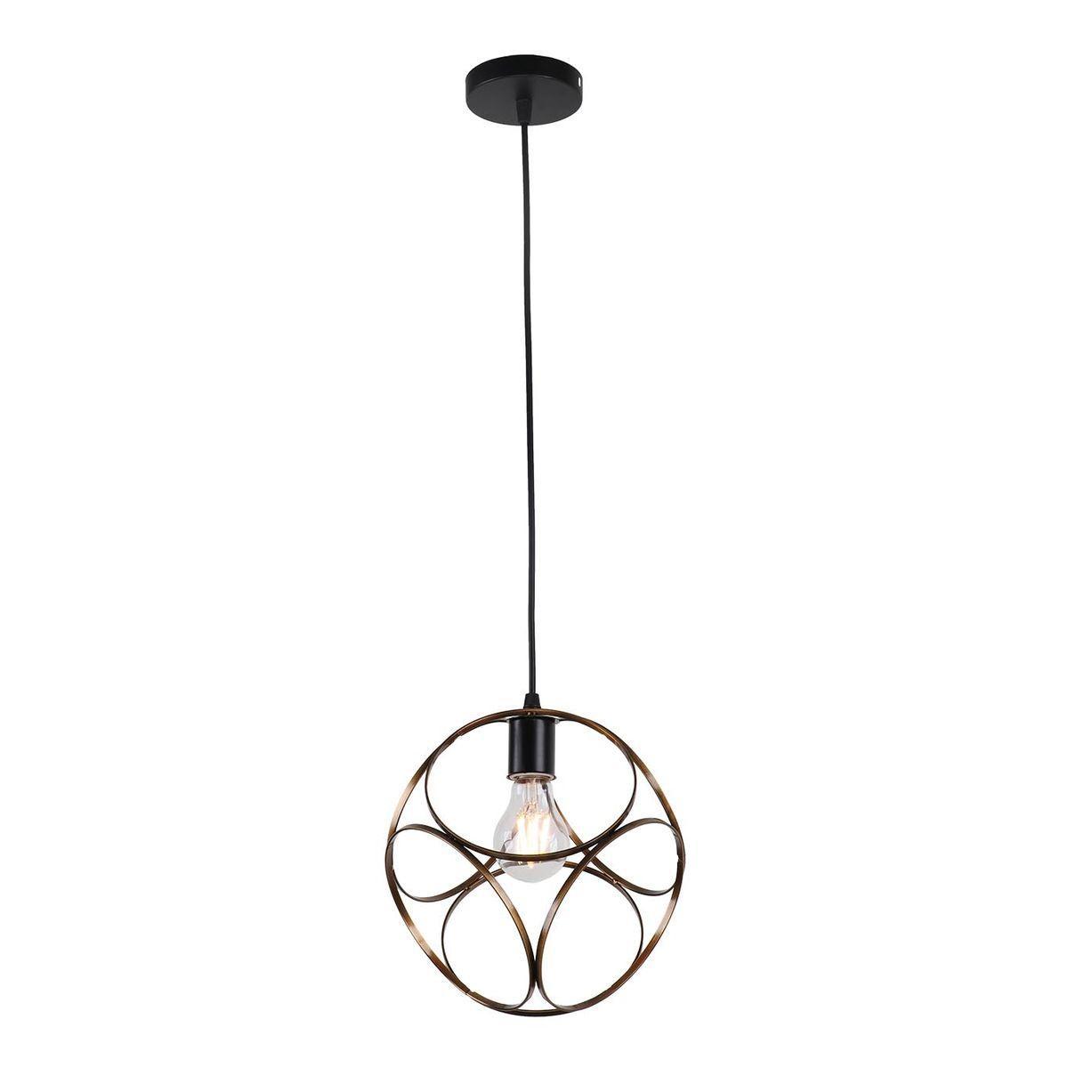 Изображение Подвесной светильник IMEX MD.0308-1-P BK+ZGD