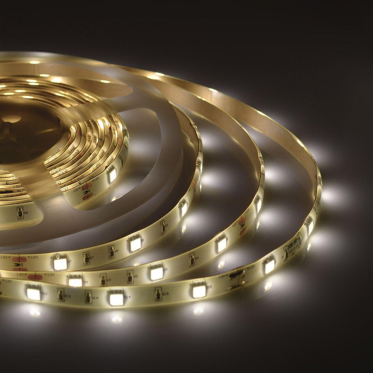 Изображение Светодиодная влагозащищенная лента Apeyron 7,2W/m 30LED/m 5050SMD теплый белый 5M 10-02