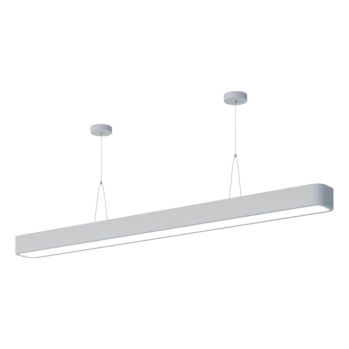 Изображение Подвесной светодиодный cветильник Geometria ЭРА Block SPO-113-W-40K-036 36Вт 4000К белый Б0050542