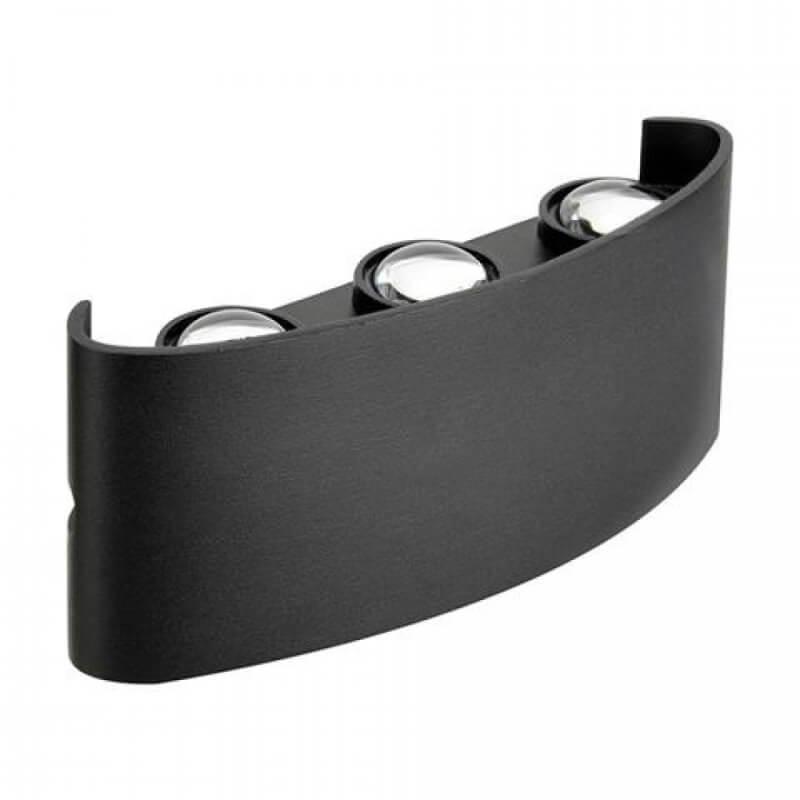 Изображение Уличный настенный светодиодный светильник Horoz Proton-6-Полукруг 076-039-0006 HRZ33002814