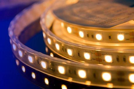 Изображение Светодиодная влагозащищенная лента DesignLed 14,4W/m 60LED/m 5050SMD теплый белый 5M 000519