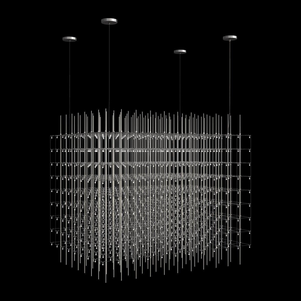 Изображение Подвесной светодиодный светильник Loft IT Crystal cube 10146/1200