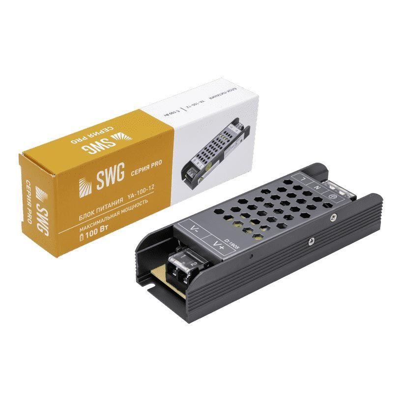 Изображение Блок питания SWG 12V 100W IP20 8,4A YA-100-12 002828