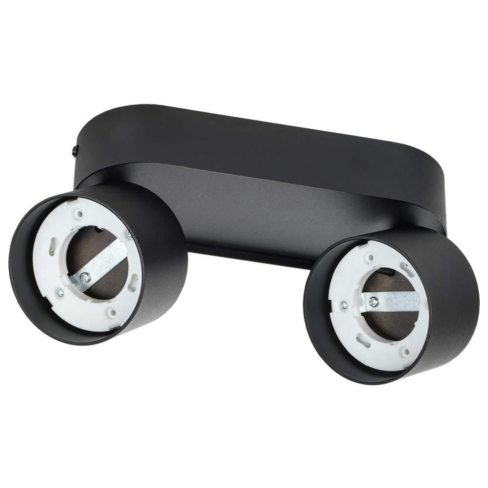 Изображение LIGHTING Светильник 4042 настенно-потолочный под лампу 2хGX53 черный IEK LT-USB0-4042-GX53-1-K02