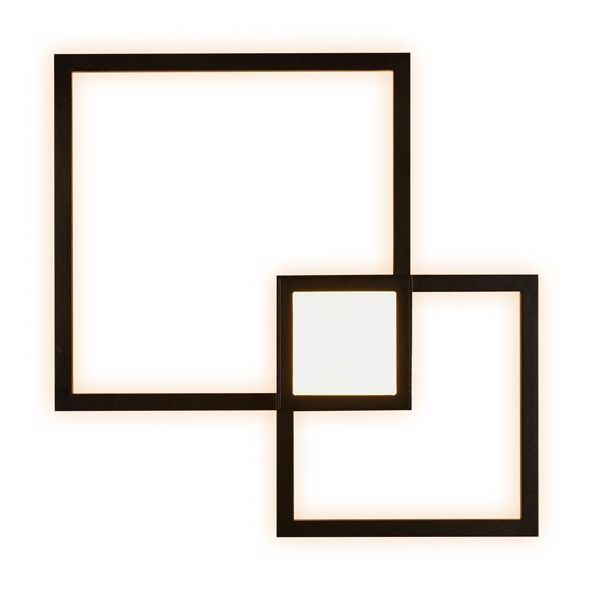 Изображение Настенно-потолочный светодиодный светильник iLedex Galaxy X046224 24W 3000K BK