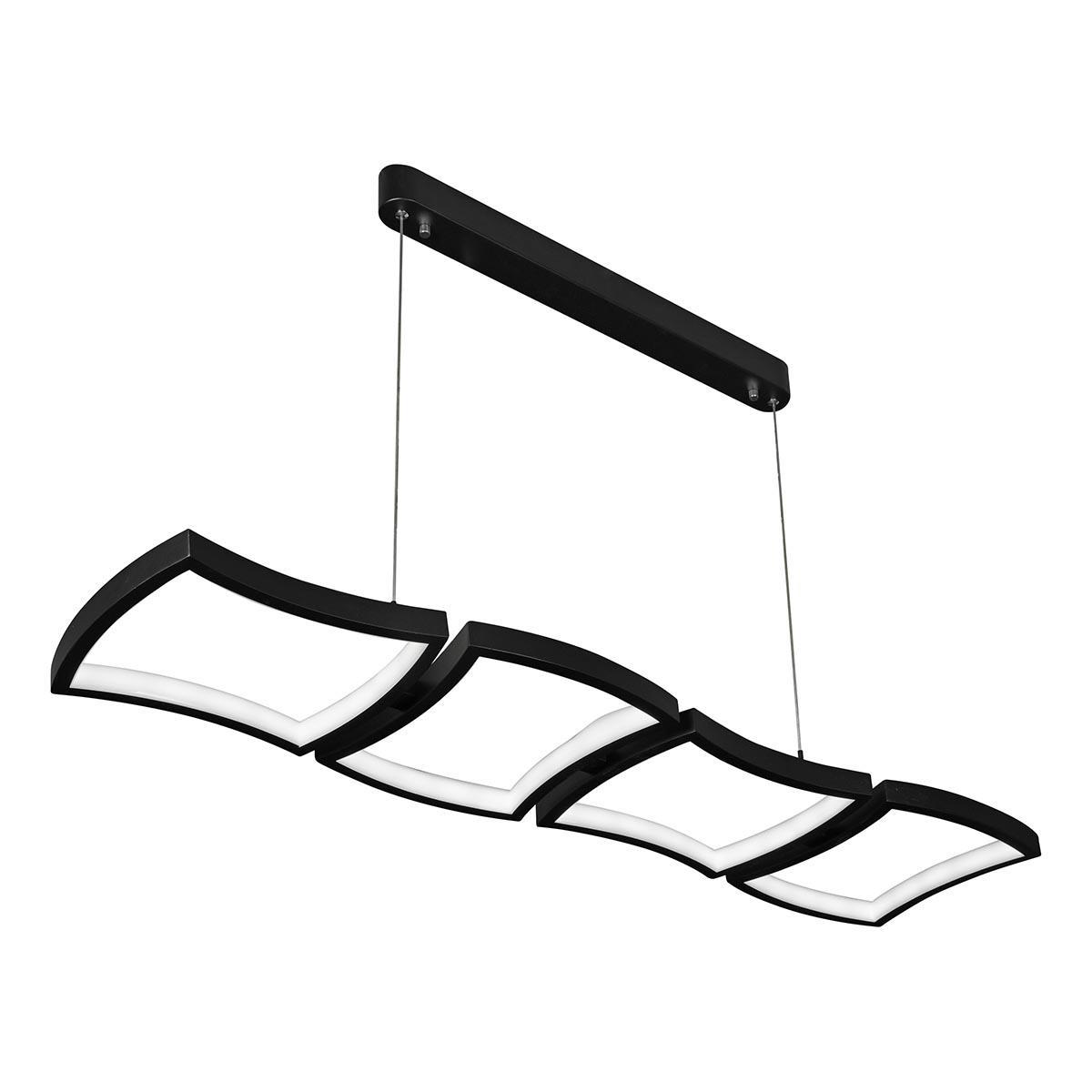 Изображение Подвесной светодиодный светильник iLedex Roomy 8196-4L-D-T BK