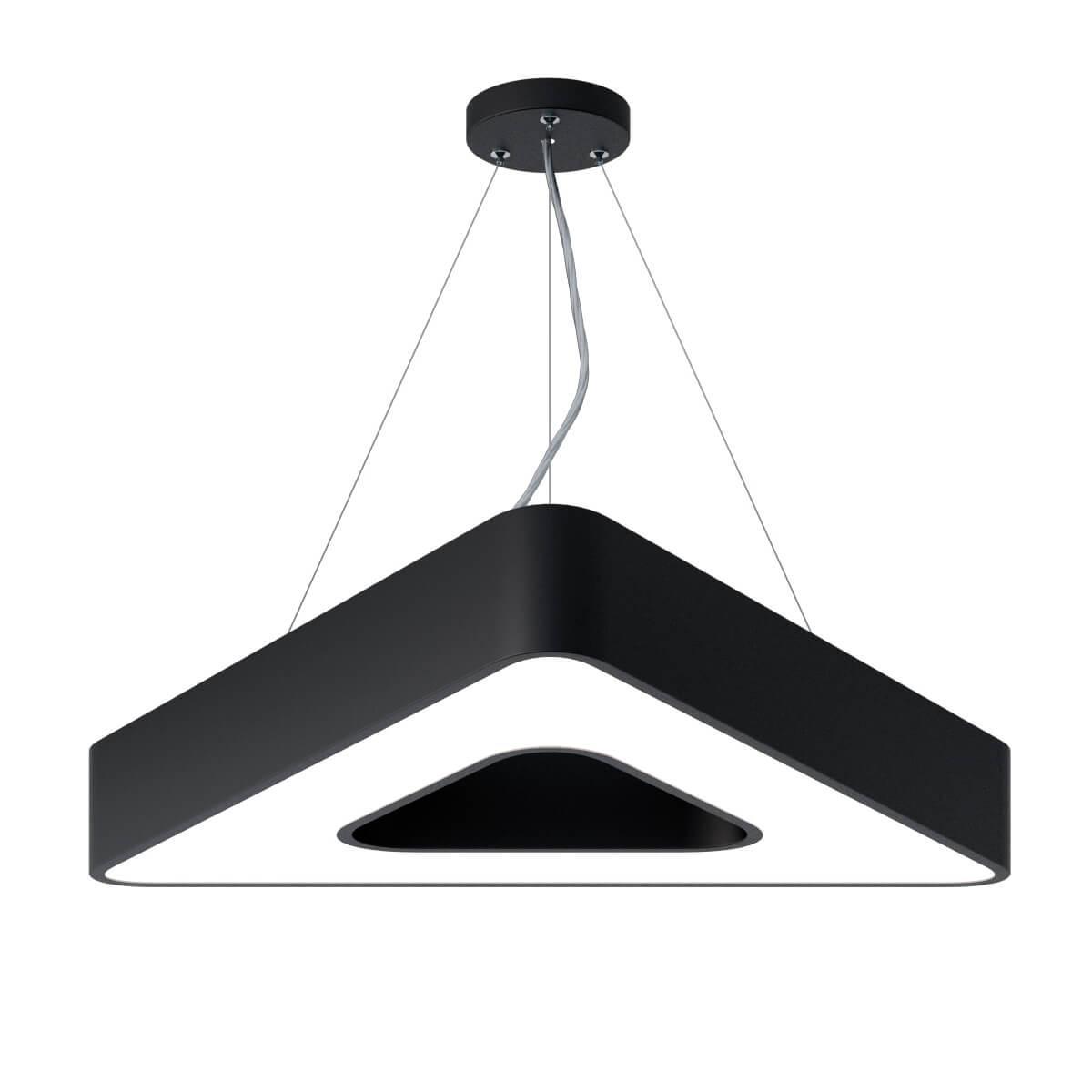 Изображение Подвесной светодиодный cветильник Geometria ЭРА Delta SPO-153-B-40K-030 30Вт 4000К черный Б0050579